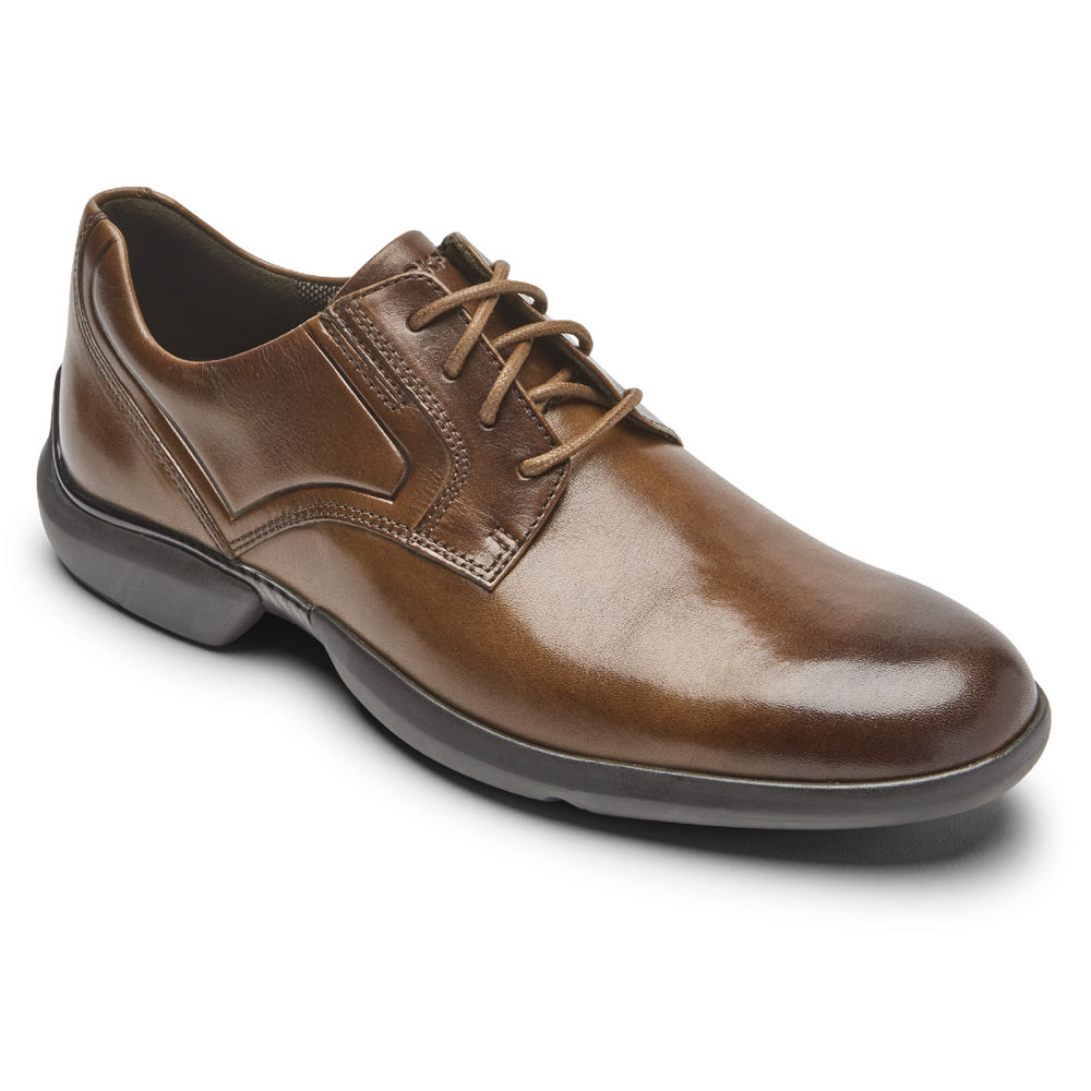 Oxfords Rockport Homem Marrom - Total Motion Advance Plain Toe - 45871DAJX